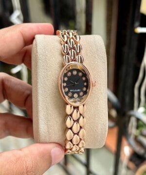 Bvlgari Serpenti Swiss Quartz Inspired Luxury Women’s Watch Oval Dial Rose Gold