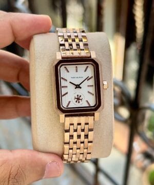 Tory Burch Robinson 7AA Rose Gold Rectangular Women’s Watch Premium Quartz
