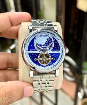 Montblanc Heritage Automatic Blue World Time Men’s Watch