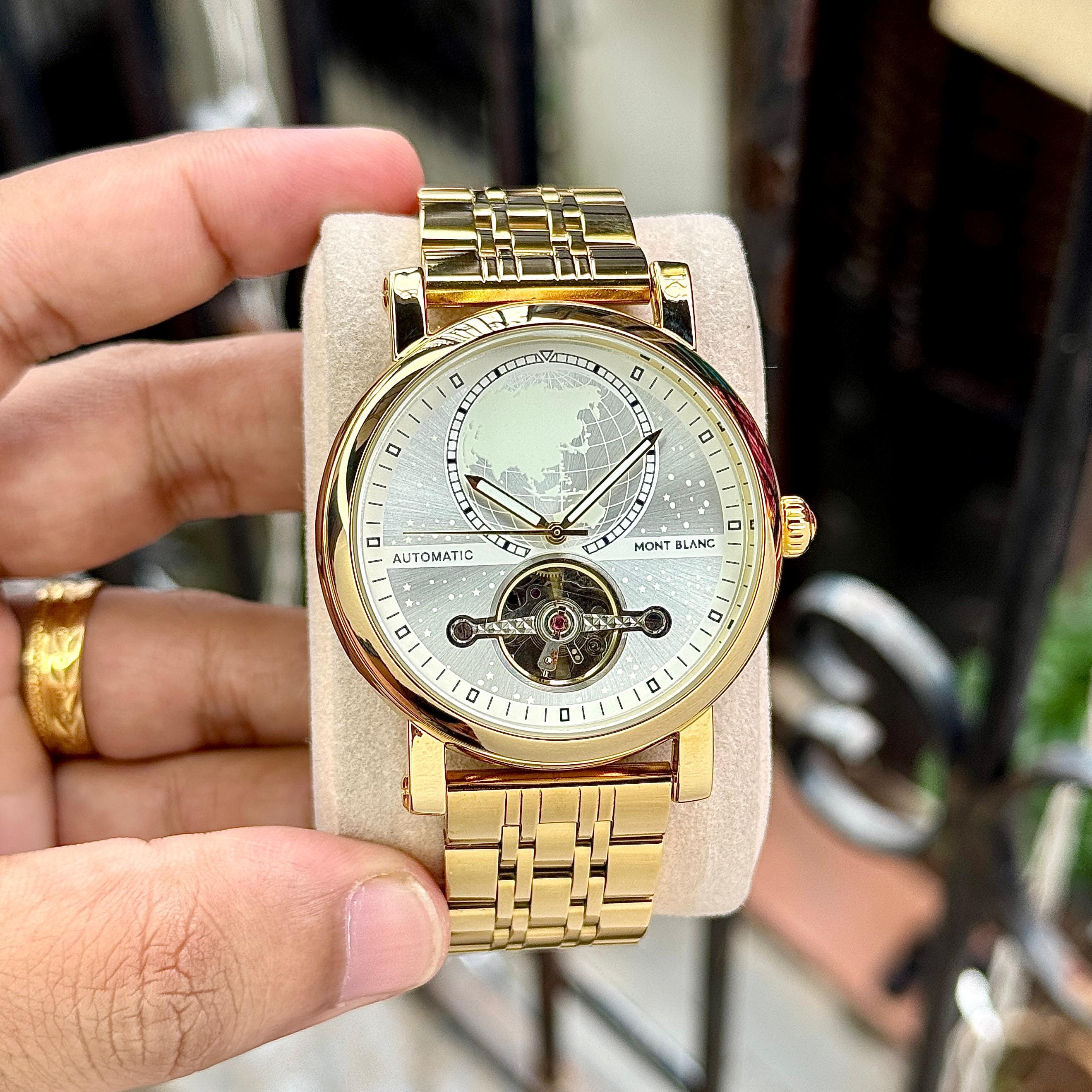 Montblanc Heritage World Map Automatic Men’s Open-Heart Mechanical Watch 1 Montblanc Heritage World Map Automatic Men’s Open-Heart Mechanical Watch