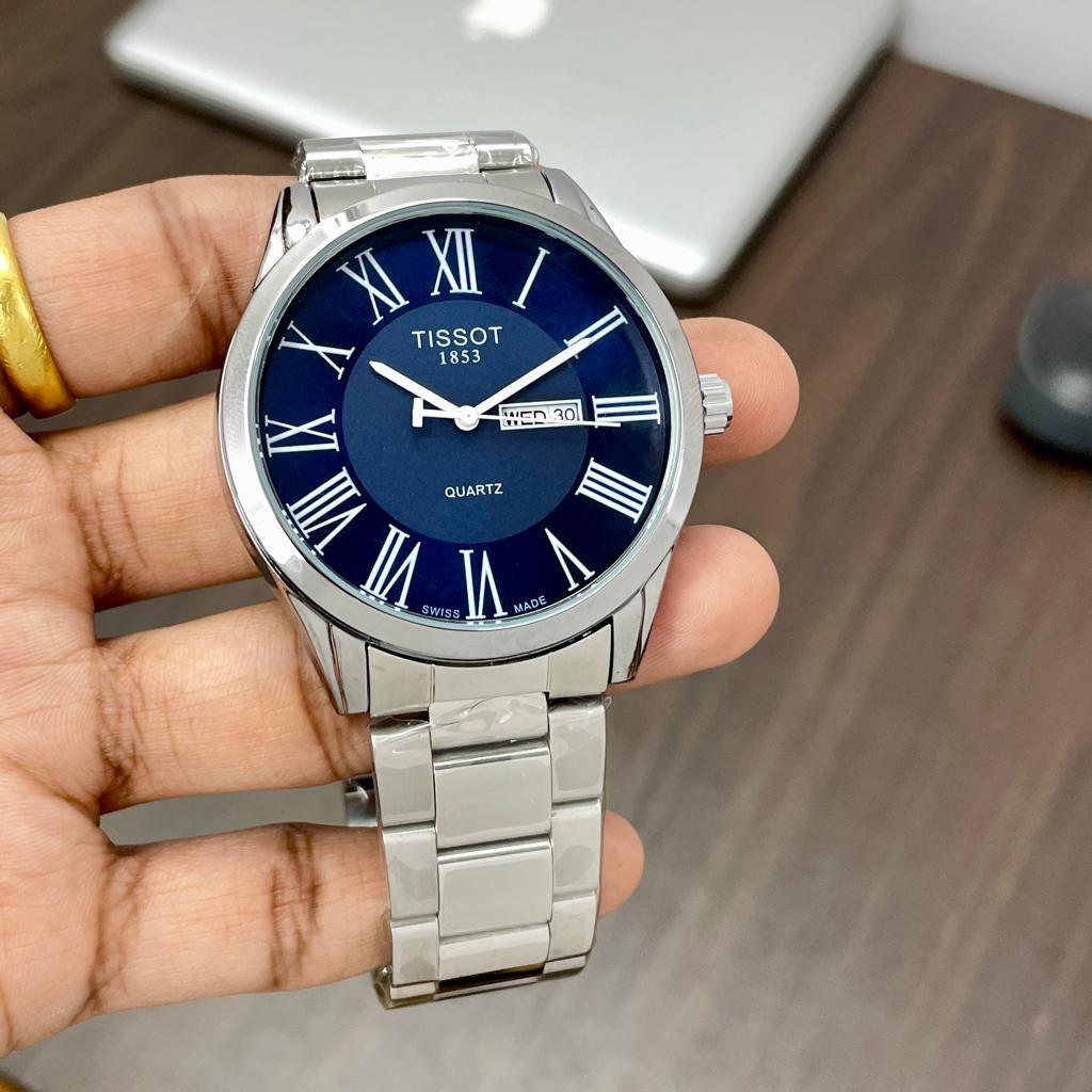 Tissot Carson 7AA Premium Men’s Watch – Classic Blue Dial | Timeless Elegance, Premium Quality 2 Tissot Carson 7AA Premium blue dial view