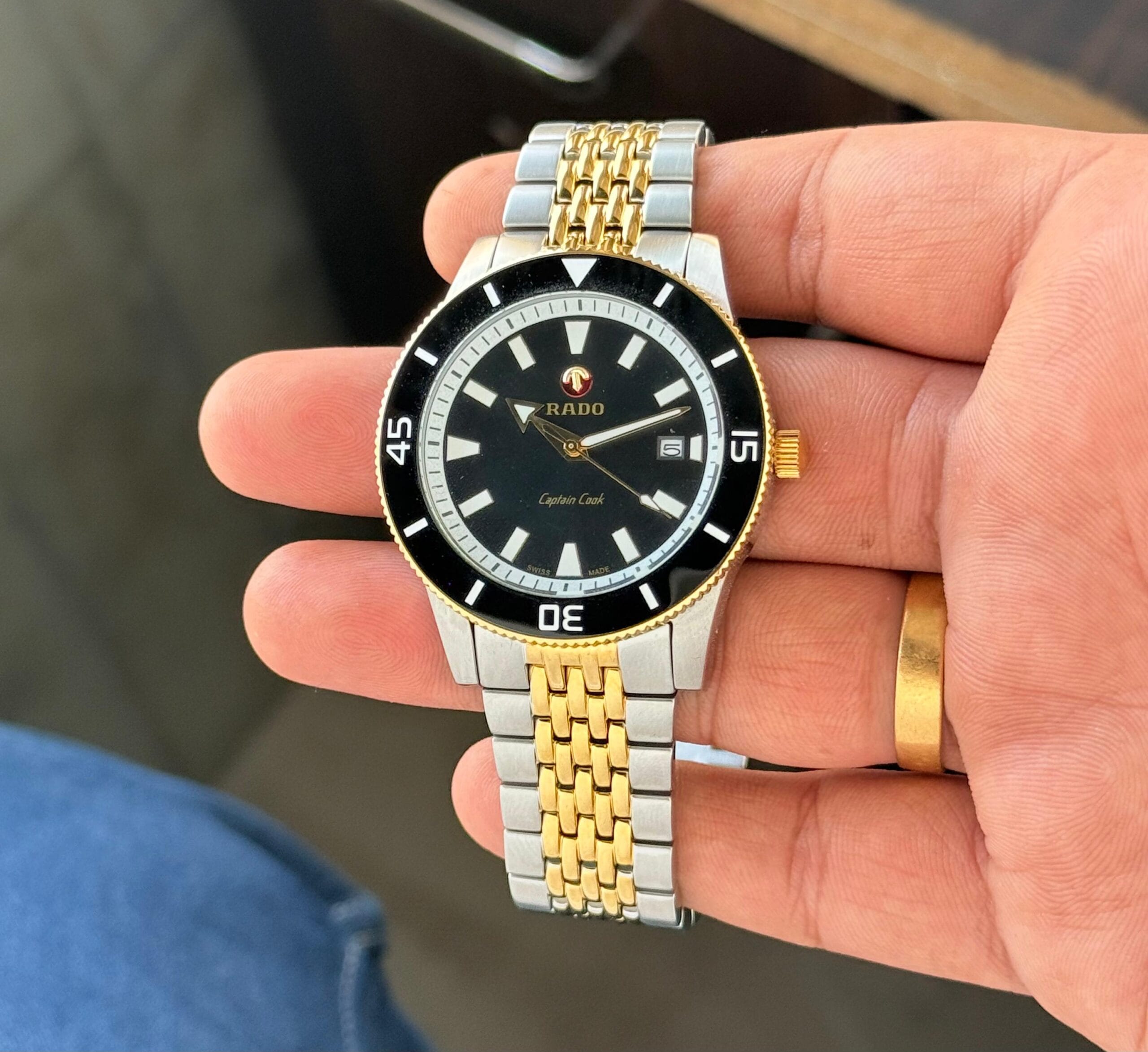 Rado Captain Cook 7AAA Premium Watch Black Dial | Ceramic Rotating Bezel Stainless Steel Automatic Edition 5 Rado Captain Cook 7AAA Premium Watch Black Dial | Ceramic Rotating Bezel Stainless Steel Automatic Edition - Image 5