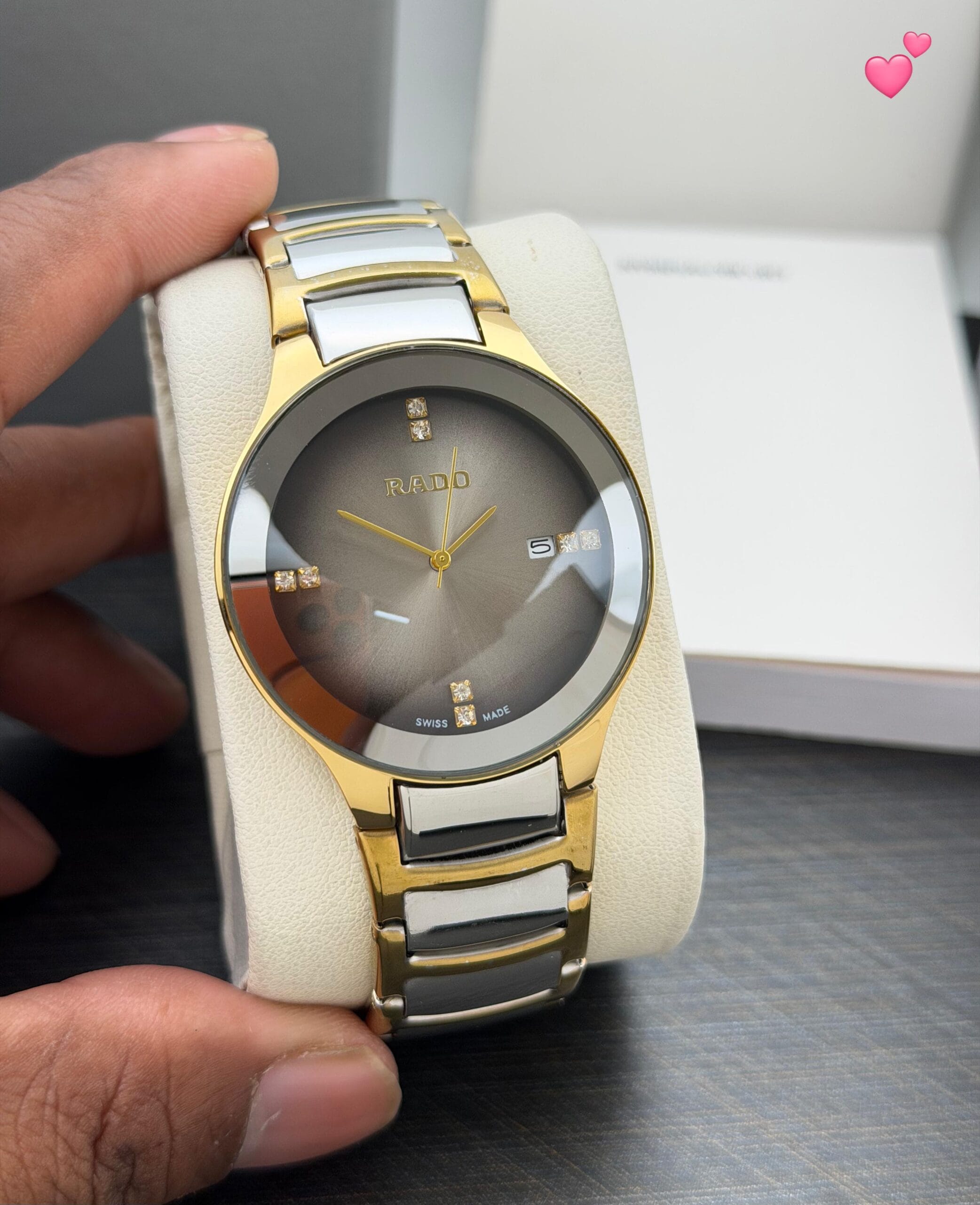 Rado Men’s Premium quality Watch Original Model All Working Functions Stainless Steel Luxury Edition 2 Rado Men’s Premium quality Watch Original Model gray