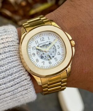 Patek Philippe automatic Men’s Premium Watch With Gold Finishing