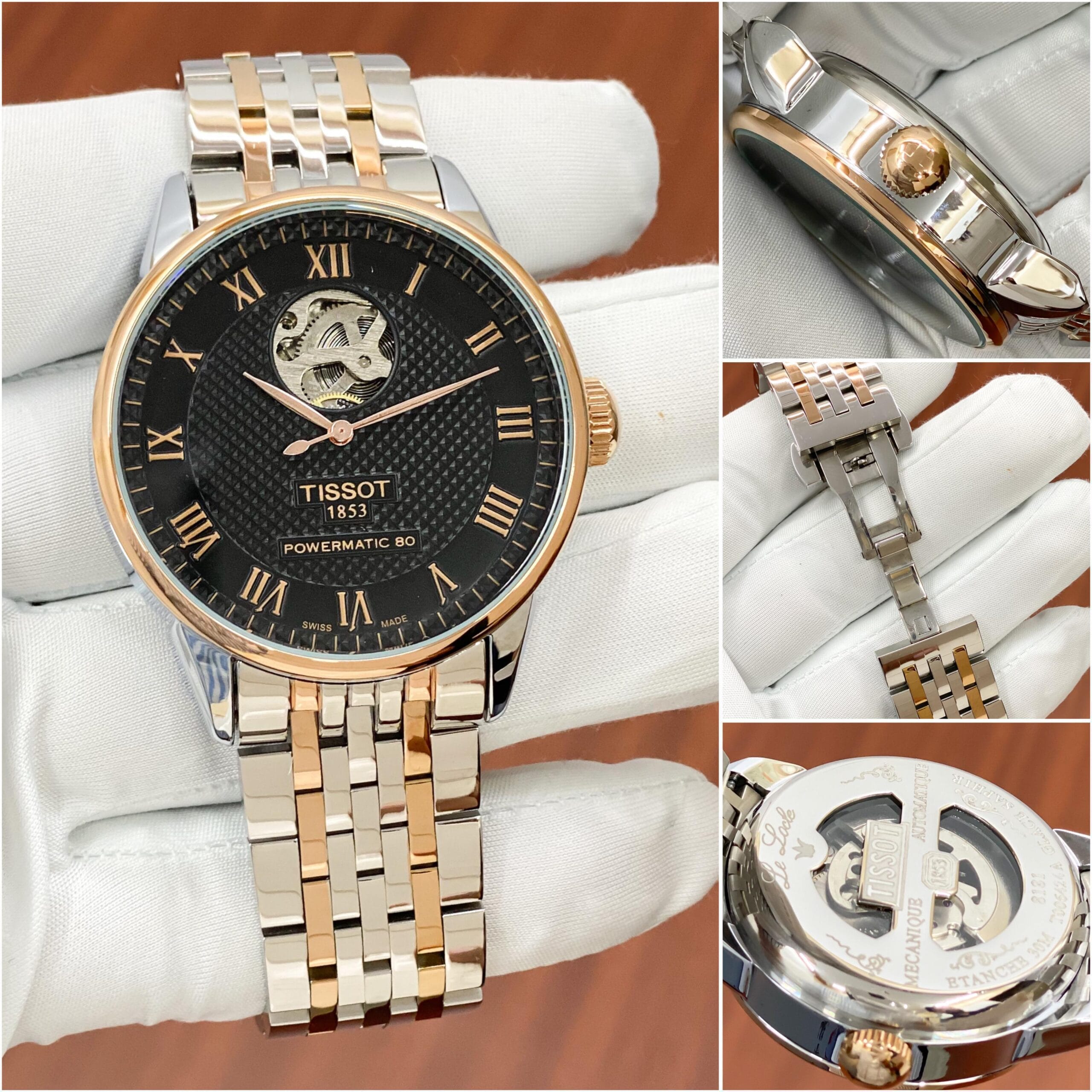 Tissot 7AA Fully Automatic Men’s Premium Watch Classic Look Powermatic Style Energy Edition 2 Tissot 7AA Fully Automatic Men’s Premium Watch detail view