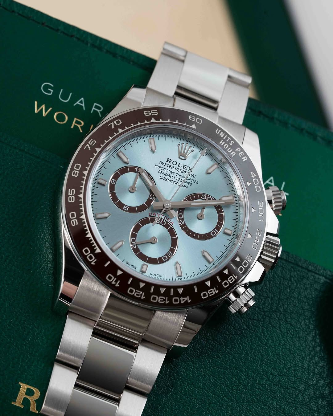 Rolex Daytona Master Copy – Premium Automatic Chronograph Watch 3 Rolex Daytona Master Copy Chronograph Sky Blue Dial First Copy Watch