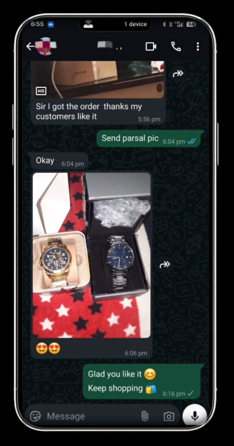 nexelcart-premium-couple-watches-customer-unboxing