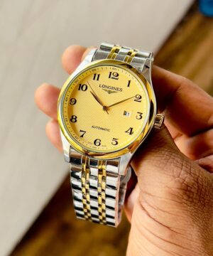 Longines 7AAA Automatic Golden Dial Watch Nexelcart