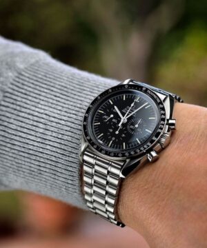 omega speedmaster moonwatch chronograph wrist watch
