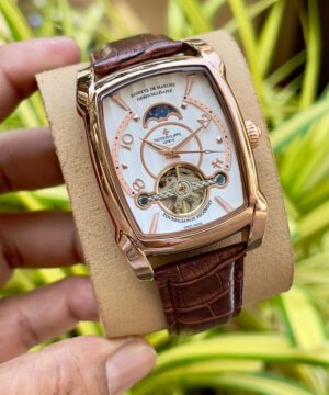 Patek Philippe 7AAA Sunmoon Square Dial Automatic Watch Nexelcart