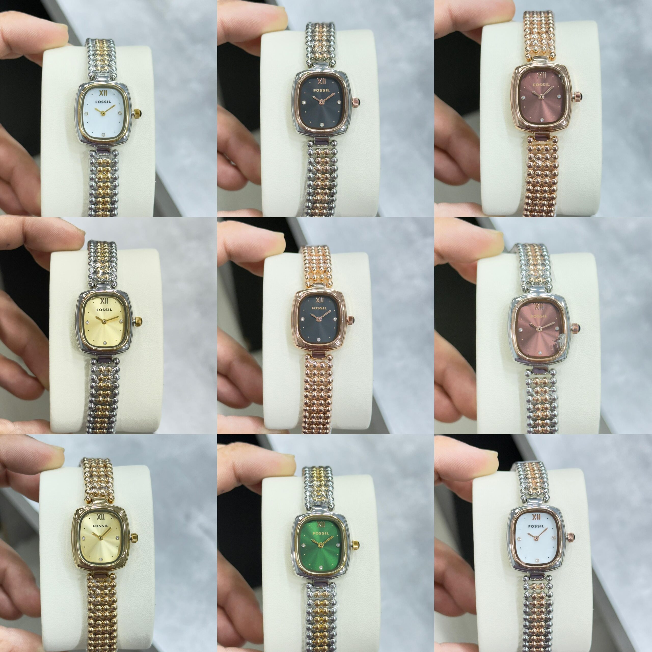 Fossil Olive Series 7AA Premium Quartz Movement Women's Watch | Rose Gold Bracelet 3 Fossil Olive Series 7AA colour options Premium Quartz Women's Watch Rose Gold Bracelet
