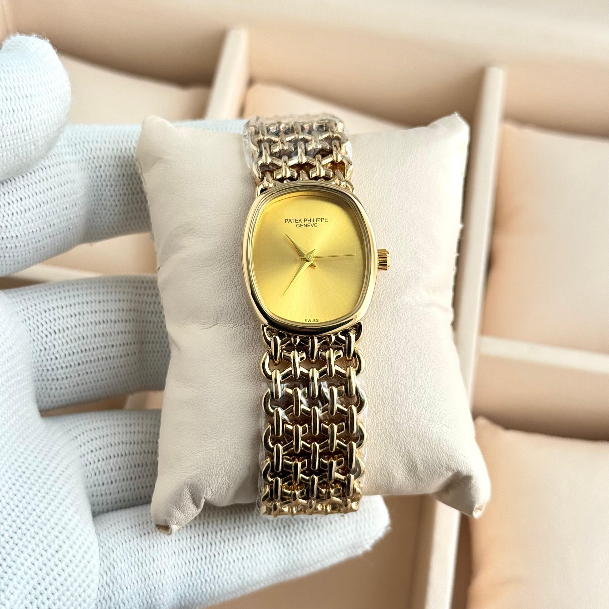 Patek Philippe Ellipse 7a Ladies Watch Premium Quality | Square Dial Stainless Steel 12 Patek Philippe ellipse watch gold dial ladies watch