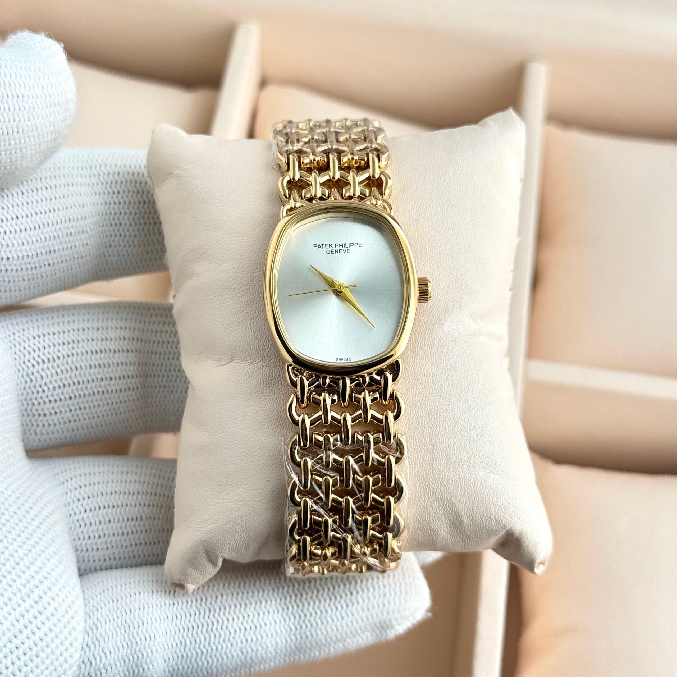 Patek Philippe Ellipse 7a Ladies Watch Premium Quality | Square Dial Stainless Steel 9 Patek Philippe ellipse watch gold white dial