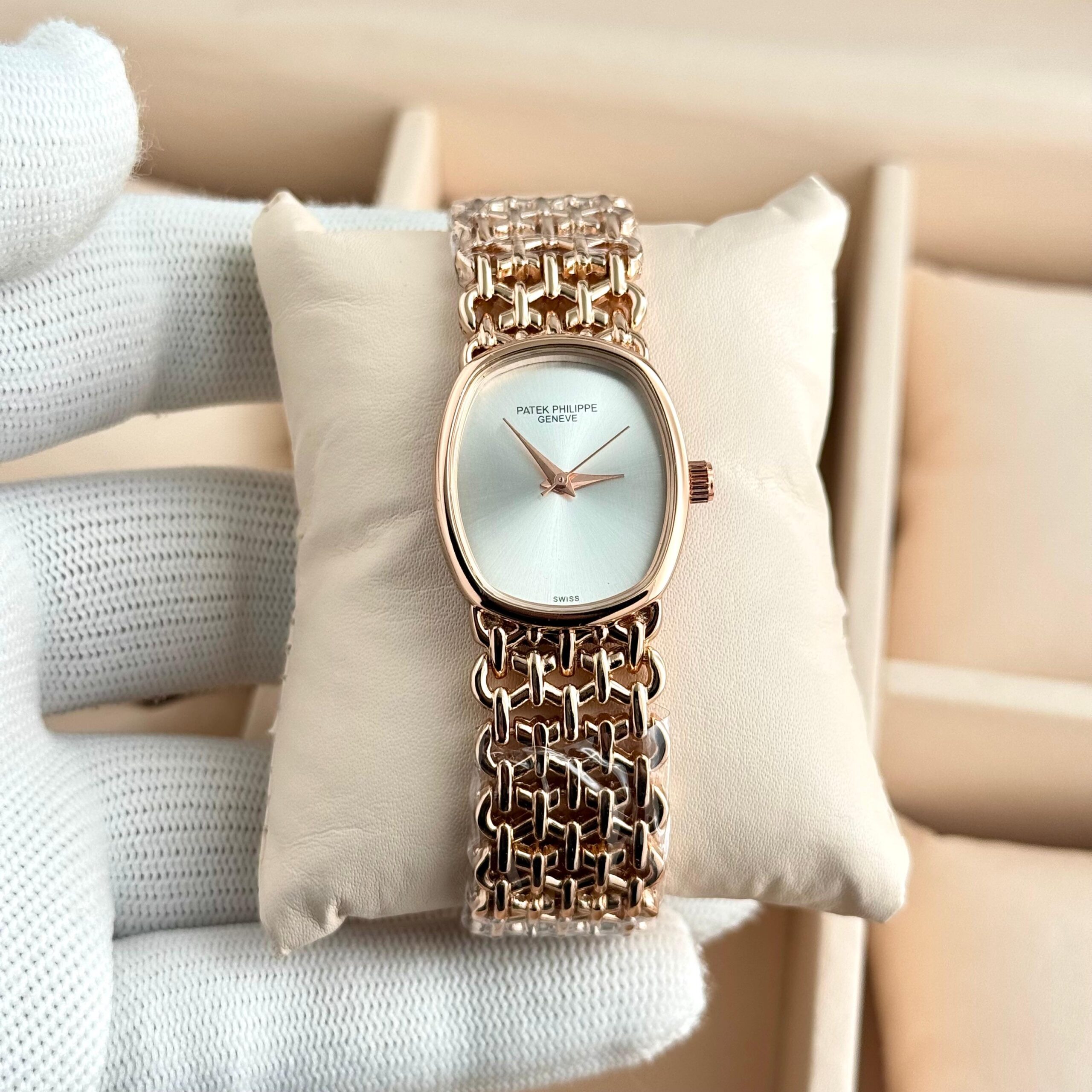 Patek Philippe Ellipse 7a Ladies Watch Premium Quality | Square Dial Stainless Steel 6 Patek Philippe Ellipse 7a Ladies Watch Premium Quality | Square Dial Stainless Steel - Image 6