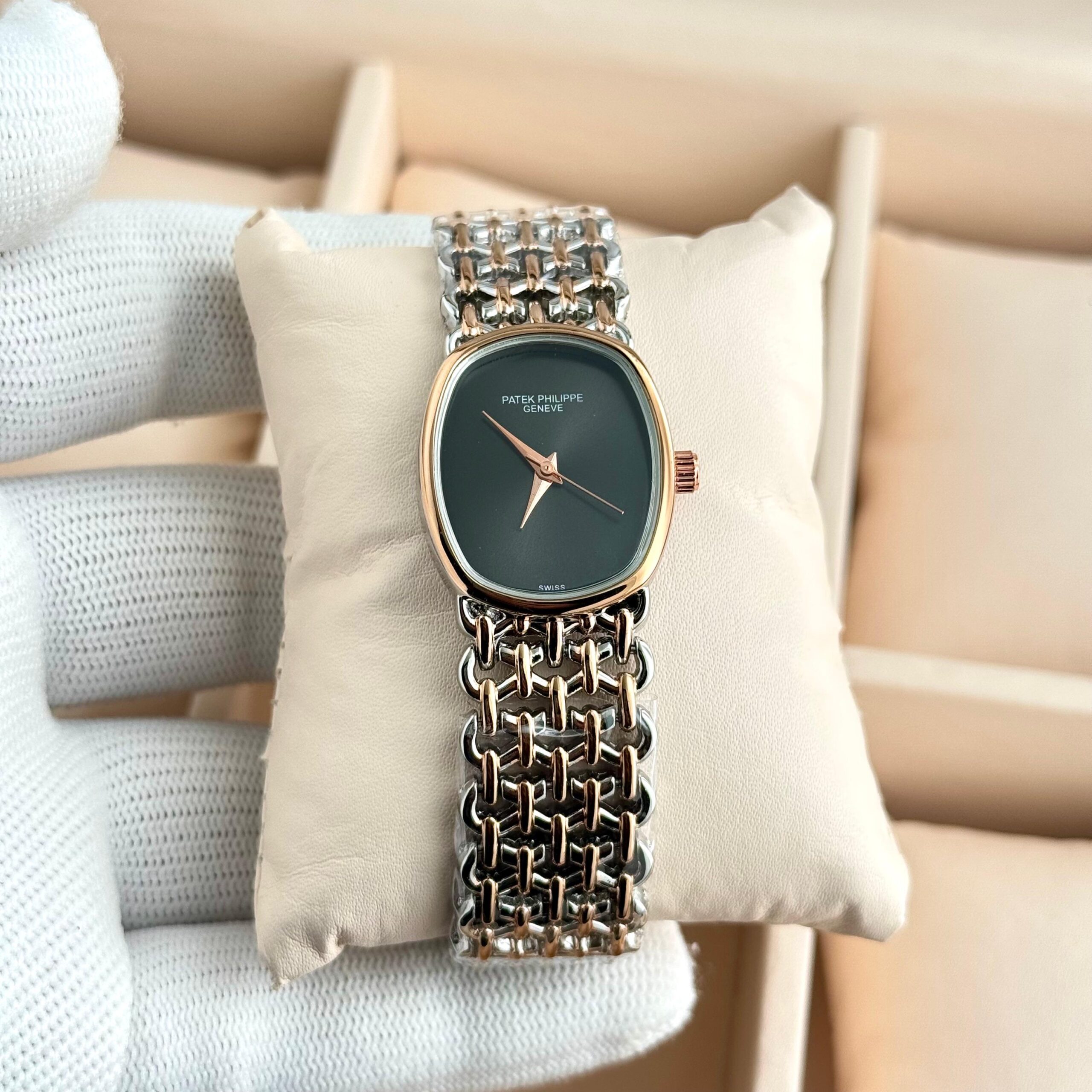 Patek Philippe Ellipse 7a Ladies Watch Premium Quality | Square Dial Stainless Steel 5 Patek Philippe Ellipse 7a Ladies Watch Premium Quality | Square Dial Stainless Steel - Image 5