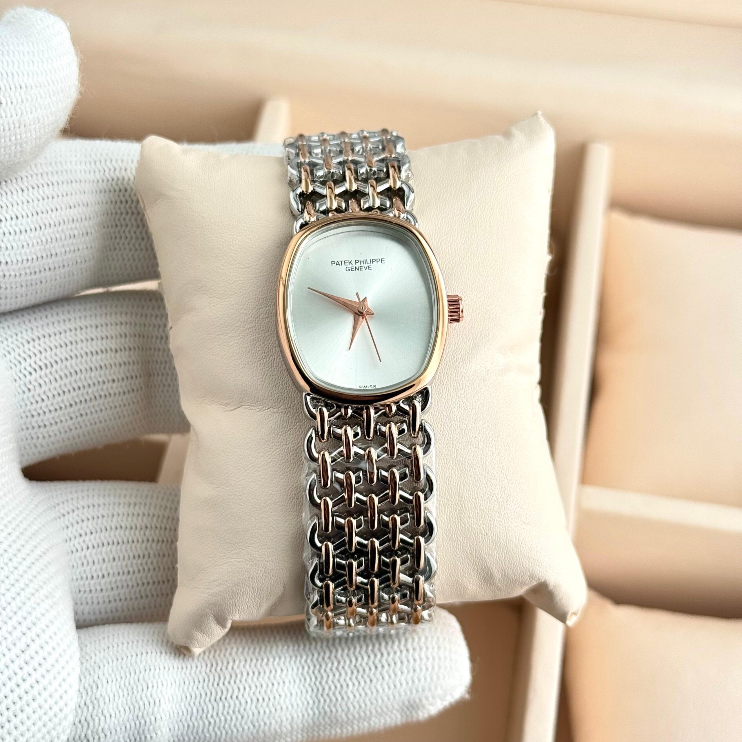 Patek Philippe Ellipse 7a Ladies Watch Premium Quality | Square Dial Stainless Steel 7 Patek Philippe Ellipse 7a Ladies Watch Premium Quality | Square Dial Stainless Steel - Image 7