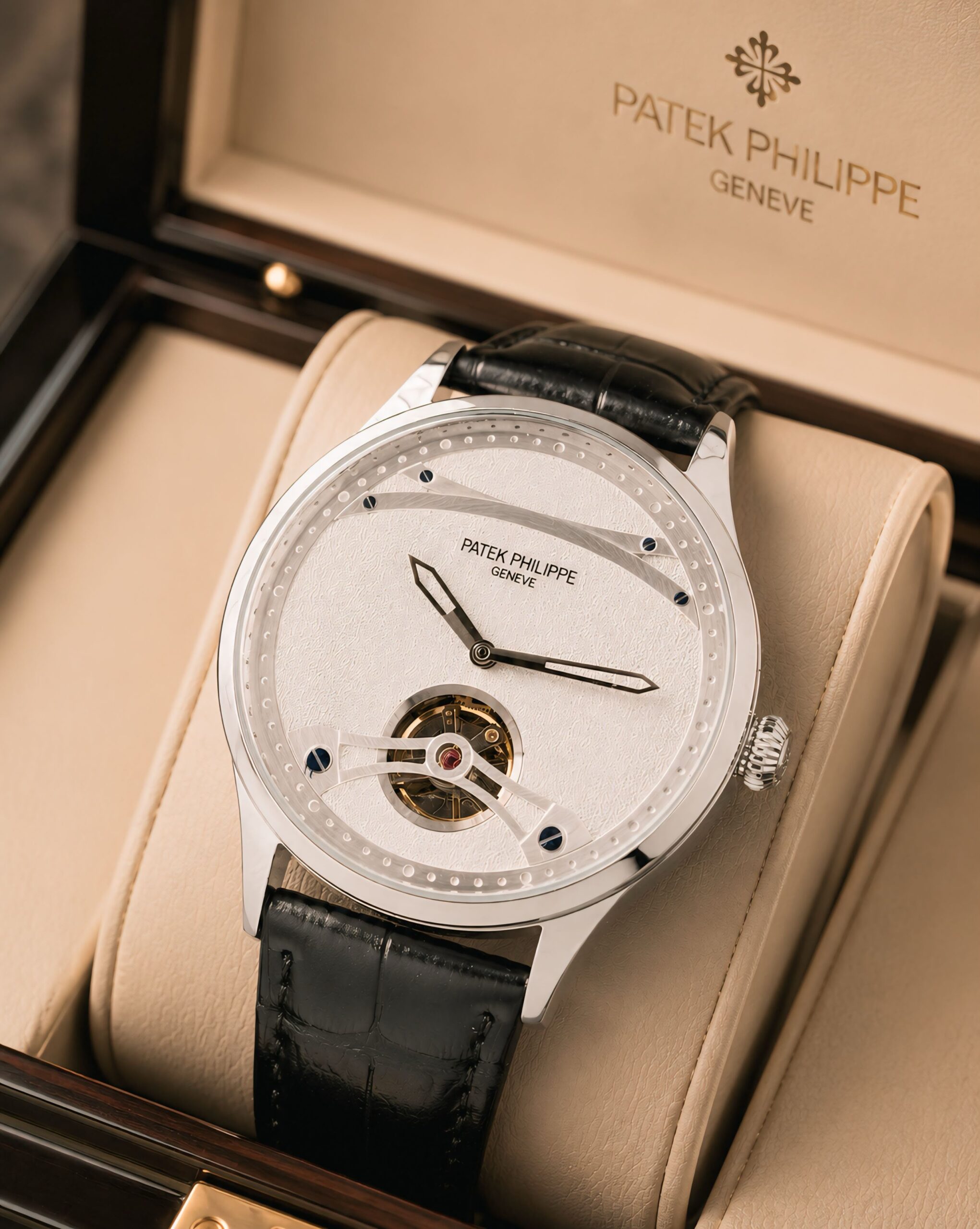 Patek Philippe Tourbillon 7AAA Premium Automatic Watch For Men | Open Heart Luxury Edition 1 patek philippe tourbillon 7aaa premium automatic watch in luxury box