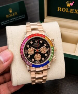 Rolex Rainbow Daytona 7AA Premium Men's Chronograph Watch