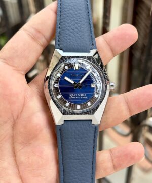 Seiko King VANAC SLA095 7AAA Premium Men's Blue Leather Watch