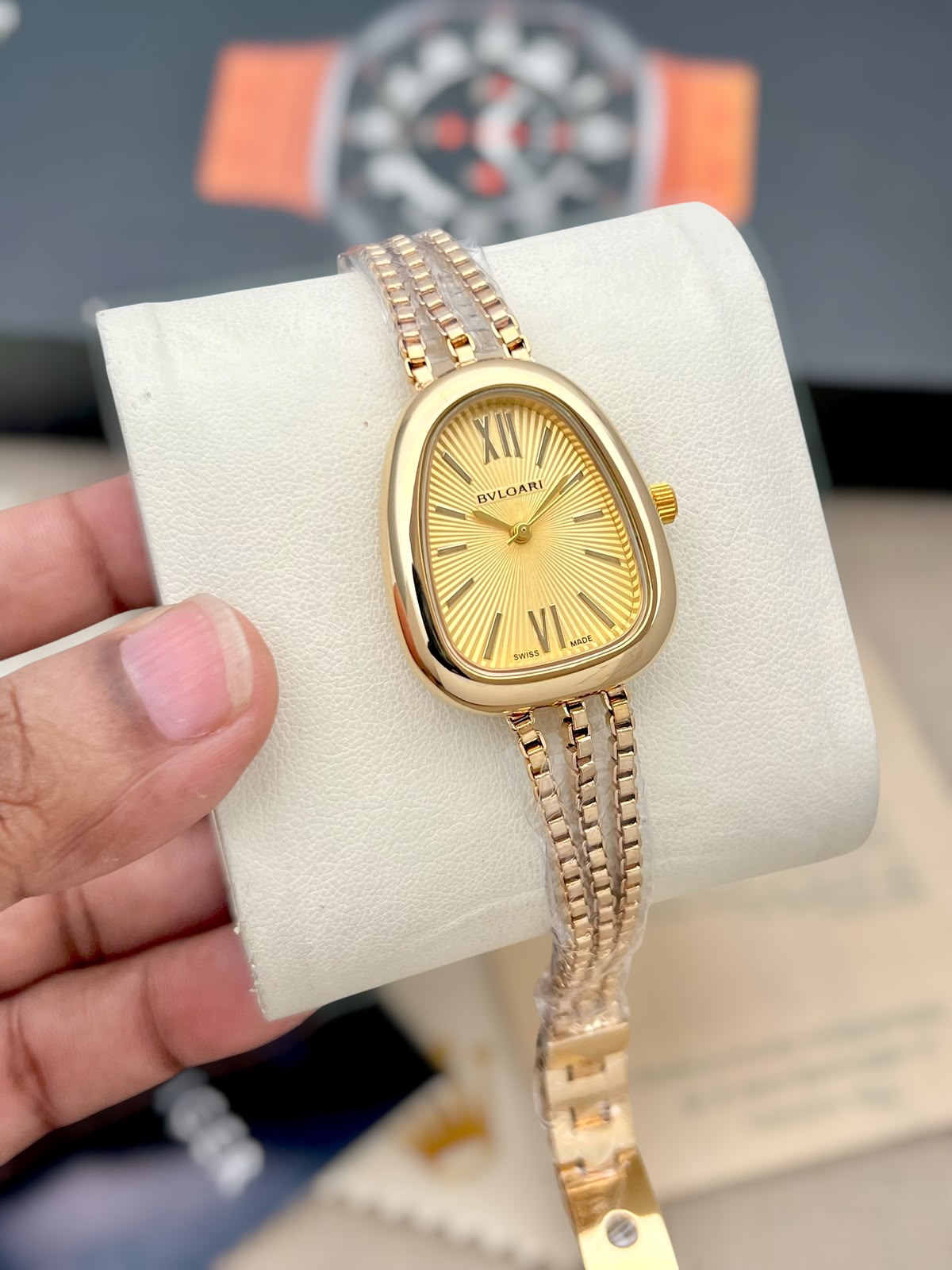 Bvlgari Serpenti Seduttori 7AA Quartz Women's Bracelet Watch 5 Bvlgari Gold Gold Dial Women's Watch
