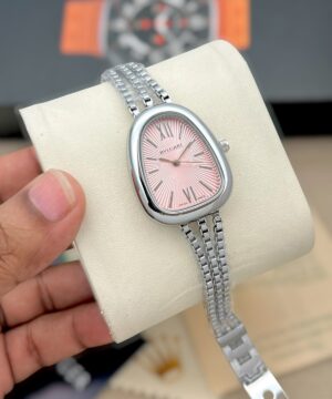 Bvlgari Serpenti Seduttori Silver Pink Dial Women's Watch
