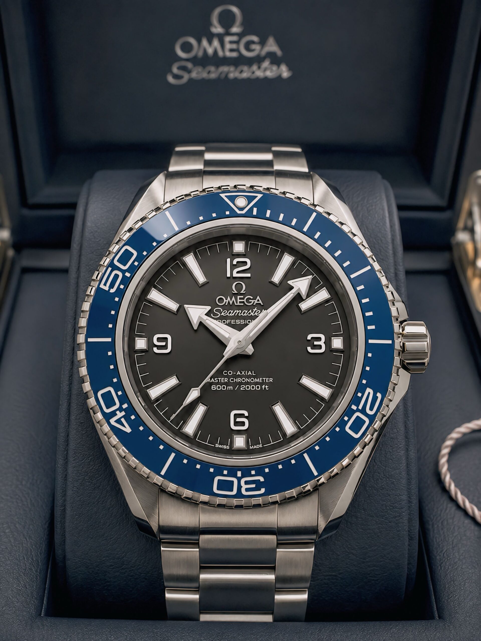 OMEGA Seamaster Planet Ocean 600M Semi ETA Automatic 42mm Men's Watch 6 OMEGA Seamaster Premium Brand Box