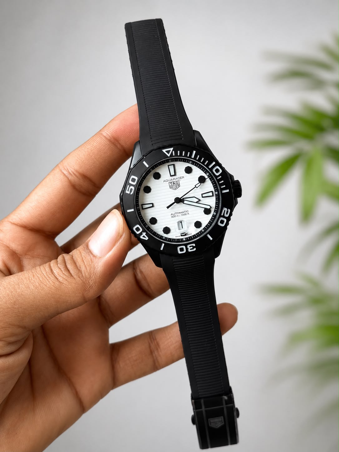 Tag Heuer Aquaracer Professional 1000 Super Diver 7AAA Automatic Men's Watch 1 Tag Heuer Aquaracer Professional 1000 White Dial Watch