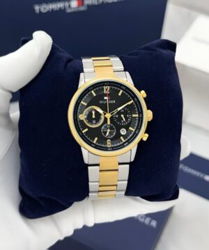 Tommy Hilfiger Evan Chronograph 7AA Premium Black Dial Men's Watch