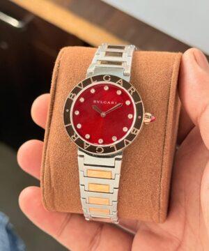 Bvlgari 7aaa Japanese Red Dial Women's Watch