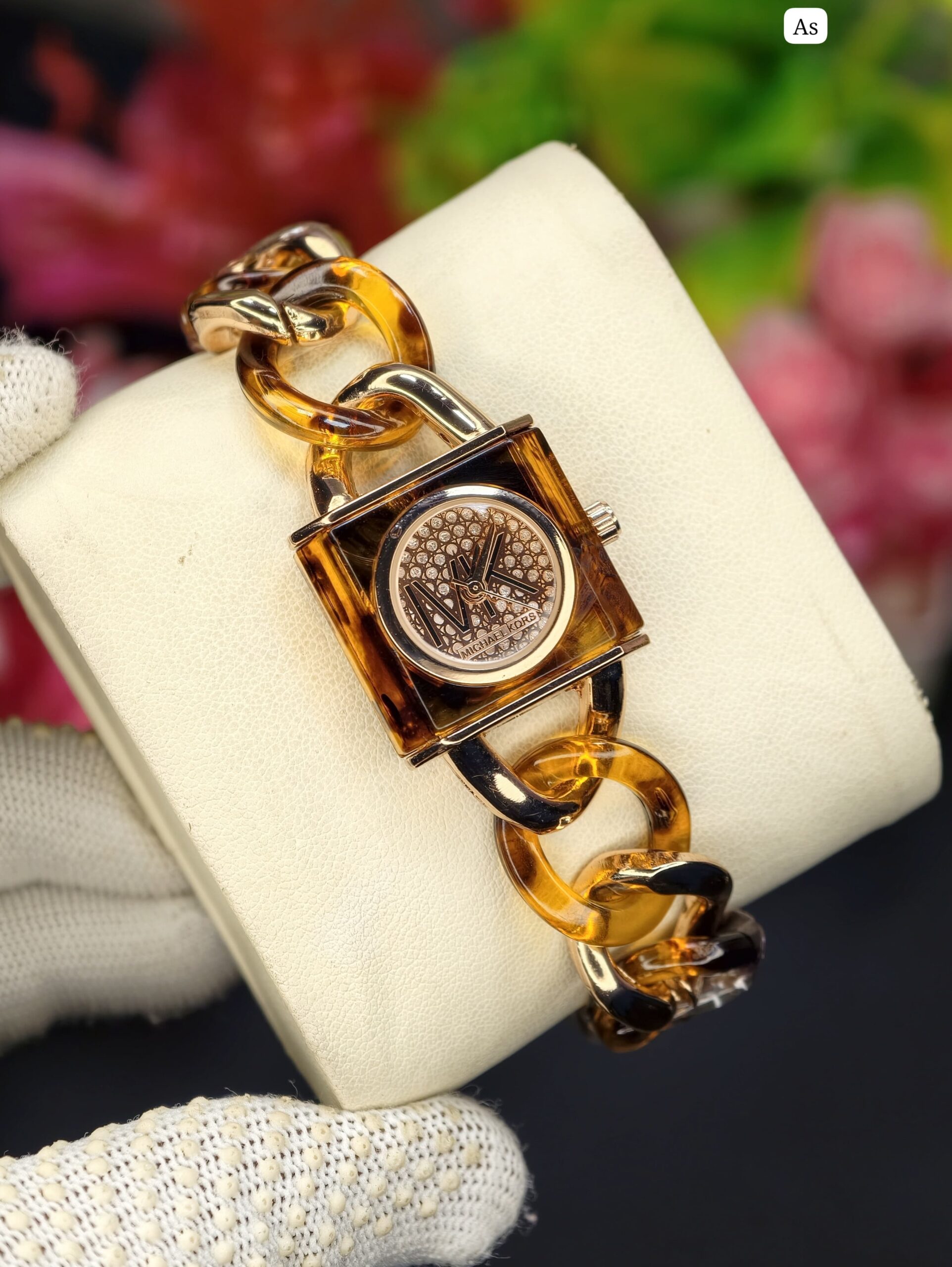 Michael Kors Crystal Chain-Link Women's Watch — Complete SEO 6 Michael Kors amber crystal chain-link women's watch